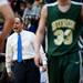 Pioneer Head Coach Rex Stanczak screams in the first half of the game against Huron on Friday, Jan. 18. Daniel Brenner I AnnArbor.com